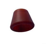 Tappo di copertura per racchetta in plastica progettato per resistenza allo scivolamento e supporto strutturale al punto di terminazione dell'impugnatura (rosso)