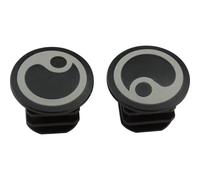 Ergon Tappi terminali manubrio GP1, argento, 42480017