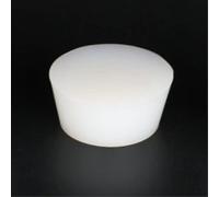 Tappo di gomma, 1/2/3/4 pezzi Tappo solido in silicone for fermentatore Tappo in gomma con foro Tappo da laboratorio Tappi for vino resistenti agli acidi e agli alcali(28x26.5x32.5mm-solid,1Pc)