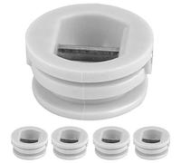 Tappo di guinzaglio GRCFUMO 5pcs, tappo di leash della tavola da surf, 2,5 cm di navigazione in surf gamba per le gamba per le gamba per le gamba Attrezzatura accessori kayak kayak (Bianco)