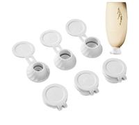Tappo di ispezione verso l'alto, tappo della bottiglia con un set di 6 tappi per bottiglie, 3 misure con adattatori. Design è possibile rimuovere una goccia di lozione, shampoo, balsamo, ecc. S