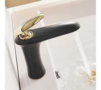 Tappo di Miscelatore del lavandino da Cucina, Rubinetto del lavandino per Bagno a Manico a Manico Moderno Rubinetto del lavandino per Bagno per lavandino del Bagno con Tubi dell'Acqua di Scarico