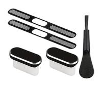 Tappo di polvere del telefono - Coperchio della porta di ricarica | Protezioni di polvere USB C | Set di gadget detergente per dispositivi del tappo | Kit di pulizia con pennello per uffici esterni da