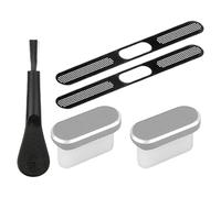 Tappo di polvere del telefono - Coperchio della porta di ricarica | Protezioni di polvere USB C | Set di gadget detergente per dispositivi del tappo | Kit di pulizia con pennello per uffici esterni da