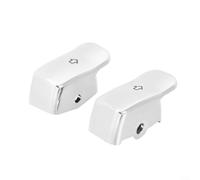 Tappo di prolunga per interruttore di direzione per moto Softail FLST FXD XL con struttura in ABS per migliorare la sicurezza e la visibilità del segnale (bianco)