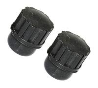 Tappo di Protezione Nero per Sassofono Soprano in Plastica Design Unico - 2 Pezzi per Prevenire Sporcizia e Garantire Superficie Liscia - Accessorio Musicale per Strumenti a Soffio