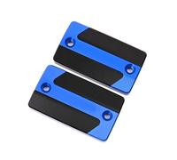 Tappo Di Protezione Serbatoio Olio Freno Anteriore CNC Motocicletta Per Suzuki GSR400 GSR600 GSR250 GSR750 Tappo serbatoio carburante(2 blu-ue)