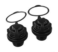 Tappo di ricambio per valvola dell'aria gonfiabile, adattatore filettato in PVC, compatibile con materasso a zattera, materassino, piscina, canoa, gommone, gonfiaggio rapido, design anti-perdite