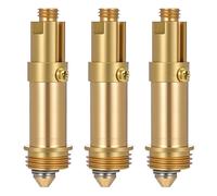 Tappo di ricambio per vasca da bagno, 3 pezzi, tappo click clack, bullone scanalato con molla interna per la maggior parte dei tappi di scarico della vasca da bagno, facile da installare