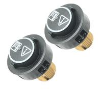 Tappo di riempimento a pressione durevole con funzione valvola di sfiato per pulitore a vapore Karcher 2.500 2.600 4 5 5.800 6.800, robusta chiusura di manutenzione funzionamento sicuro (confezione da