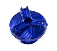 Tappo di riempimento dell'olio Bullone Tappo Olio Motore In Lega Alluminio CNC Moto Accessorio Protezione Per Tappo Serbatoio Carburante Per Suzuki Per SV650 SV650X SV 650 X/S/A(Blue)