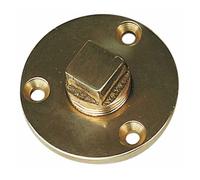 Tappo di scarico 1/2" in ottone Ø 50 mm