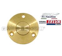 TAPPO DI SCARICO A FILO IN OTTONE CROMATO BARCA GOMMONE