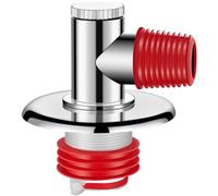Tappo di scarico a pavimento, connettore per lavatrice, adattatore per tubo, cromato, in ABS da 32-46 mm, per tubo di scarico della lavatrice da 19-32 mm, per bagno e cucina