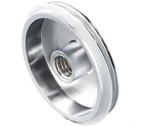 Tappo di scarico da 38 mm per lavello o lavabo, tappo cromato click clack con struttura in ottone, anello di tenuta da 40 mm compatibile con la maggior parte degli apparecchi da bagno