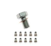 Tappo di scarico della coppa dell'olio motore 1/2/5/10 M12x1,5 compatibile con E36 E39 E46 E60 E70 E83 E90 E92 F20 F30 11137535106(Color Name: 10PCS)