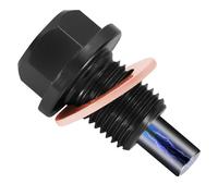 Tappo Di Scarico Dell'Olio Magnetico,Dado Di Scarico Della Coppa Magnetica,M14X1.5 Tappo Scarico Olio Motore,Tappo Di Scarico Dell'Olio Per La Maggior Parte Delle Auto (Nero)
