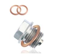 Tappo di scarico dell'olio magnetico M16 x 1,5 con 3 guarnizioni per tappo di scarico dell'olio, tappi di scarico dell'olio motore di ricambio per autoveicoli OEM # 875358 T3075152, compatibile con