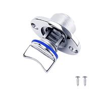 Tappo di scarico in acciaio inossidabile Transoms Garboard Tappo di scarico dello scafo per kayak Canoa Tappo marino Adatto per foro da 2,5 cm Accessori per pozzi di pesce Ice Chests Yacht