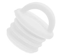 Tappo di Scarico in Gomma Bianco Anello per Vasca e Secchio | Sostituzione per Plug Smarrito, Installazione e Rimozione Rapide, Tenuta Contro Perdite, per Pulizie Domestiche