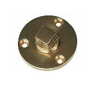 Tappo di scarico in ottone Ø 50 mm. 1/2 filetto