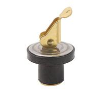 Tappo di Scarico Marino in Ottone per Impieghi Gravosi per Lavelli di Barche Vasche e Travi Antiruggine con Forte Tenuta 1 unità (3/4 Pollici/Diametro: 18,8 mm)