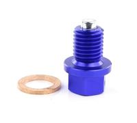 Tappo di scarico 'olio magnetico M10x1 25 Compatibile con YZ125 YZ250 MT 25 MT 03 YZFR25 R3 WR250R WR250X YZ400 426 490 880 XT250X Moto Moto(Blue)