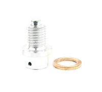 Tappo di scarico 'olio magnetico M10x1 25 Compatibile con YZ125 YZ250 MT 25 MT 03 YZFR25 R3 WR250R WR250X YZ400 426 490 880 XT250X Moto Moto(Silver)