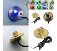 Tappo di scarico per barche in ottone con luce LED e lampada subacquea in bronzo