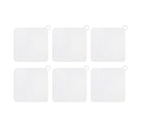Tappo di scarico per lavello in silicone, 6 pezzi, manico antiscivolo, prevenzione degli odori, design a tenuta stagna, resistente al calore, copertura per vasca da bagno per la casa, non scivola