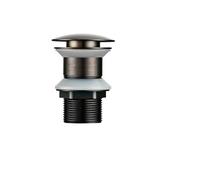 Tappo di scarico pop-up per lavandino del bagno, sifone e accessorio per scolapiatti per rubinetto del lavabo durevole soluzione per tubo del bacino kaki scuro