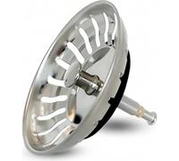 Tappo di scarico universale regolabile per lavello, filtro a cestello in acciaio inox per lavello da cucina, 82 mm
