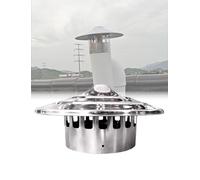 Tappo di sfiato per Tetto in Acciaio Inossidabile per Esterni, Cappa per Camino per Tutte Le Stagioni con Protezione per Uccelli e Schermo, Tappo per Tubo di sfiato per Tetto, Tappo antipiog