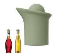 Tappo Di Silicone Per Bottiglia Di Vino E Versatore,Set Combinato Tappo E Versatore Per Vino - Accessorio Riutilizzabile in Silicone per Bar Casa Cucina Bevande