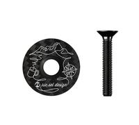 Tappo di sterzo per bici Riesel Design CAP journey Noir