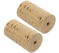 Tappo di Sughero per Flauto Foro, 2 Pezzi, Ricambio | Sughero Beige, Superficie Liscia e Trama Fine, per Testata e Strumento, Uso in Aula e Banco Riparazioni