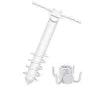 Tappo Di Terra Sulla Spiaggia, Base Di Stand Ombrello, Ancoraggio Treppiede Esterno, 'ombrello Antivento, Supporto Per Ombra Stabile, 24 Cm, Per Patio Mazzo Di Piscina In Piscina In Camp