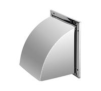 Tappo di ventilazione a parete, copertura di ventilazione quadrata in acciaio inox con griglia di protezione, griglia di ventilazione a parete for cucina e bagno(50x50cm/19.7x19.7in)