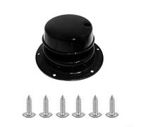 Tappo di ventilazione per camper, 13,4 cm, in plastica, per sistema idraulico per camper, rimorchi, barche, kit per eliminare gli odori e le intemperie, colore nero