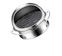 Tappo di ventilazione rotondo da parete in acciaio inossidabile 304, 60-180 mm, presa d'aria spessa lucidata, antipioggia, copertura antivento per scarico a parete esterna, cappa e sistema di aria