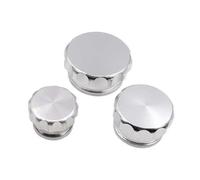 Tappo e collo di riempimento universale in alluminio da saldare for serbatoio di olio, carburante e acqua da 1", 1,5", 2" e 3".(2 inch silver)