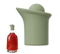 Tappo e donatore per bottiglie di vino | Portabottiglie di vino riutilizzabile con beccuccio versatore,Valvole per champagne in silicone per bevande analcoliche Stoccaggio di birra all'olio d'oliva