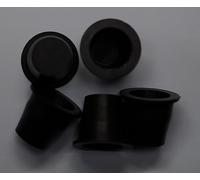 Tappo e Tappo a Inserto Conico flangiato con Forza di Protezione per Foro ID da 26-32 mm da 1-9/64" a 1-1/4" di Apertura della Bottiglia del Tubo (Confezione da 5) Gomma Riutilizzabile