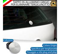 TAPPO ELIMINA TERGICRISTALLO POSTERIORE PER LOTUS ELISE ALLUMINIO GRIGIO