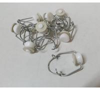 TAPPO ERMETICO MECCANICO A GANCIO CON GUARNIZIONE PER BOTTIGLIE 10 PEZZI