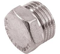 Tappo esagonale in ottone cromato 3/4`` M Ottone cromato