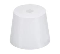 Tappo fermentatore in silicone solido tappo in gomma con foro tappo da laboratorio valvola resistente agli alcali tappi per vino Kit per la produzione di vino (n. 5)