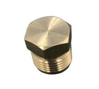 Tappo filettato maschio femmina SAE UNF, adattatore for raccordo tubo chiuso for condizionatore d'aria in ottone, 1 pz.(Male SAE 5/8inch)