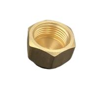 Tappo filettato maschio femmina SAE UNF, adattatore for raccordo tubo chiuso for condizionatore d'aria in ottone, 1 pz.(Female SAE 5/8inch)