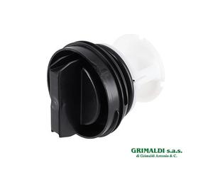 TAPPO FILTRO PER POMPA DI SCARICO LAVATRICE INDESIT HOTPOINT C00297161 ORIGINALE